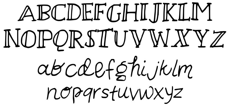 Askeses font specimens