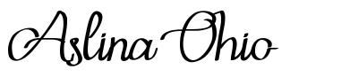 Aslina Ohio font