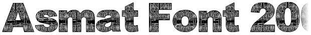 Asmat Font 2007