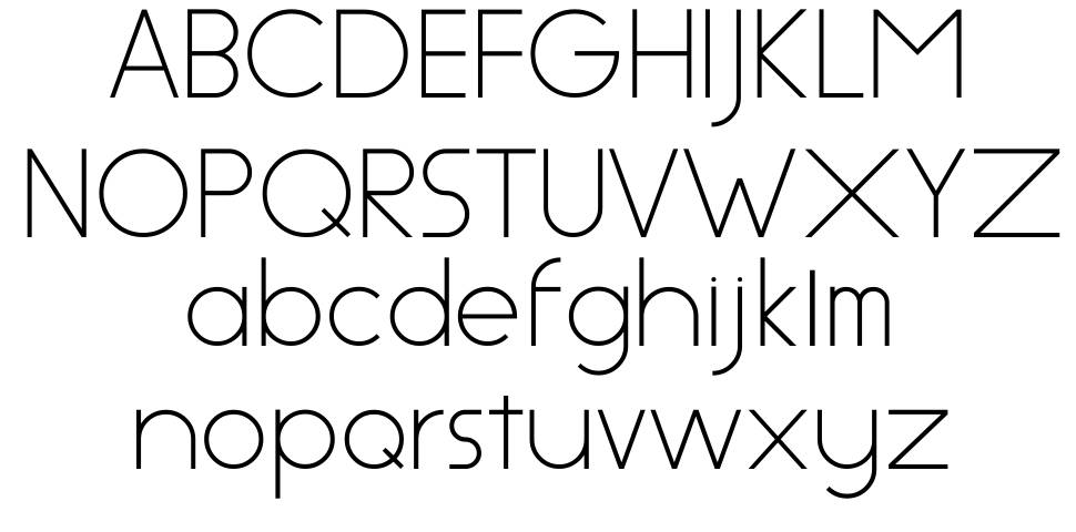 Aspex font specimens