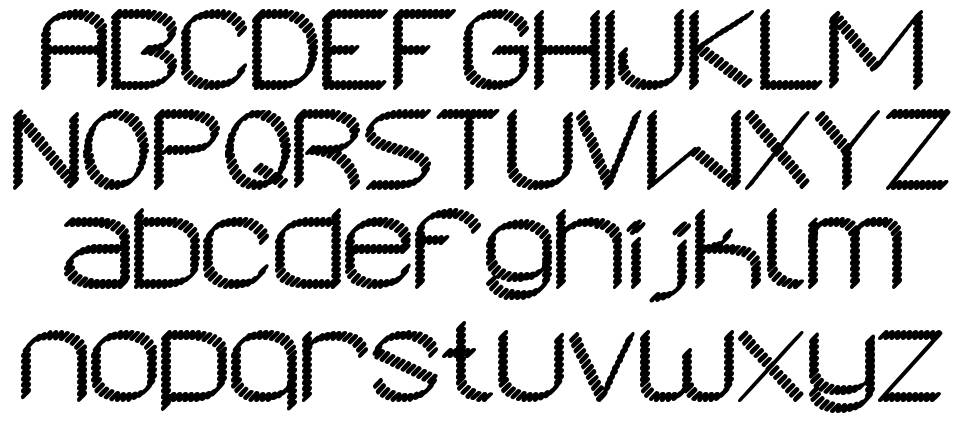 Asrelurio ST font Örnekler