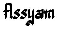 Assyam шрифт