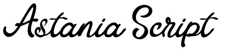 Astania Script font