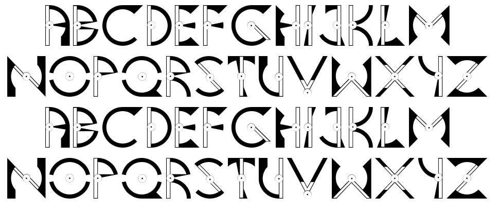 Asteria font specimens