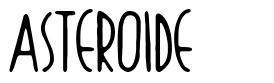 Asteroide font