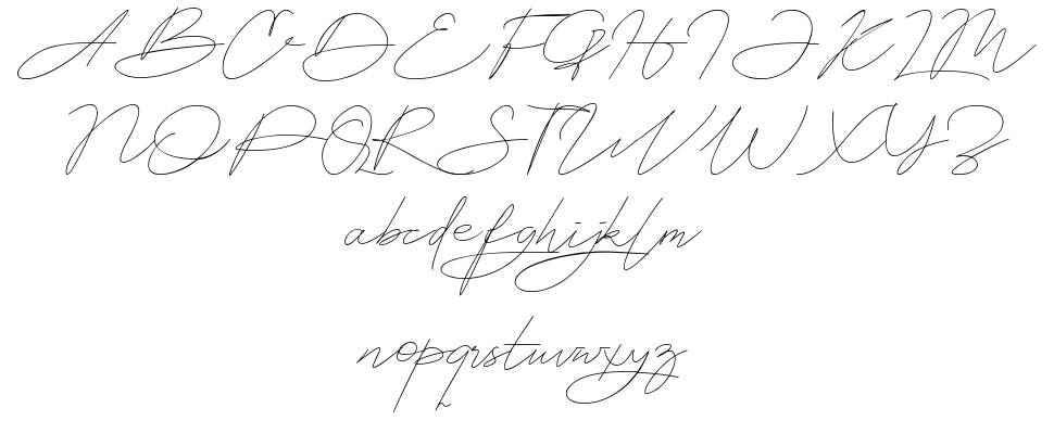 Astina font specimens