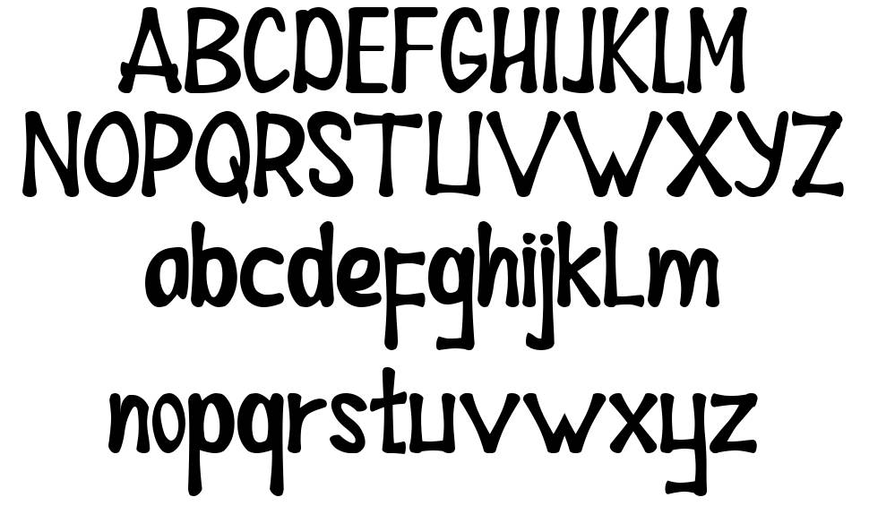 Astrajingga font Örnekler