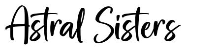 Astral Sisters schriftart
