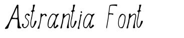 Astrantia Font font
