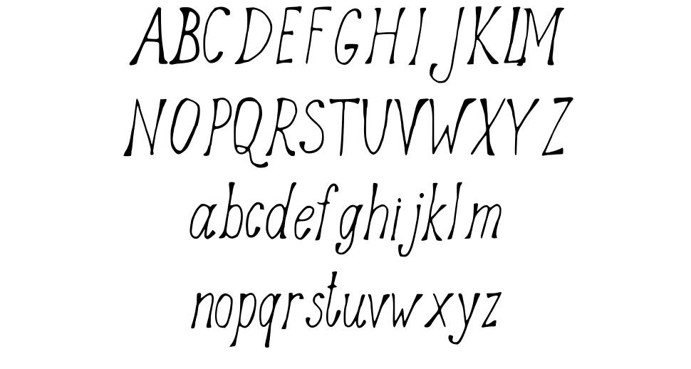 Astrantia Font font Örnekler