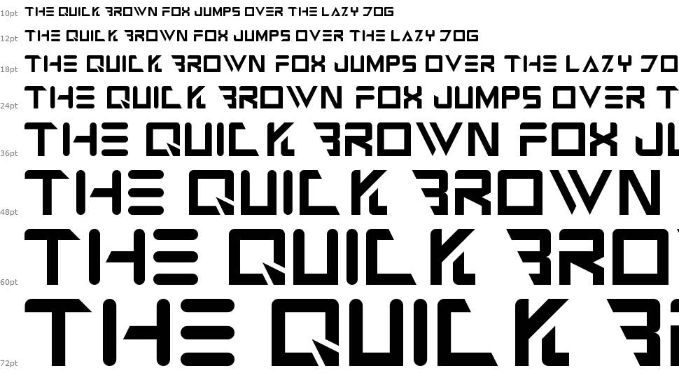 Astro font Waterfall