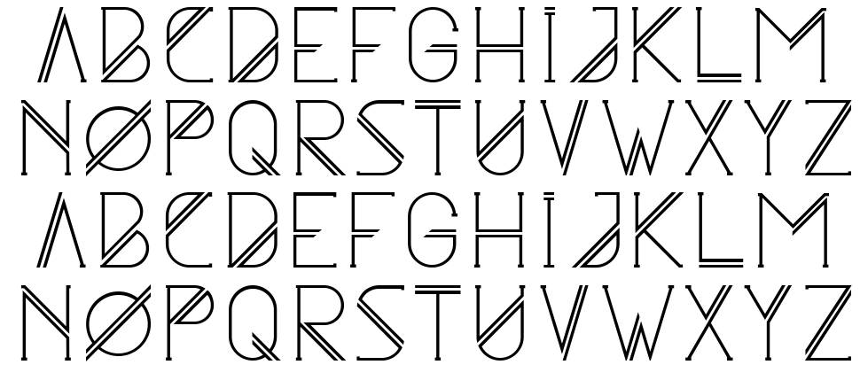 Astrobia font Örnekler