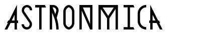 Astronmica font
