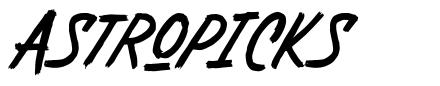 Astropicks písmo