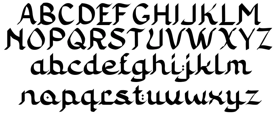 Asyatu font Örnekler