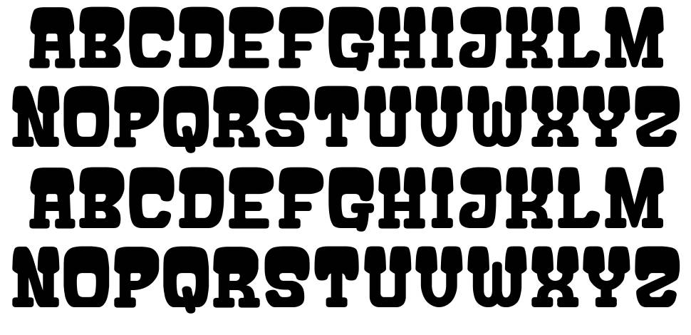 Atama Serif G 字形 标本