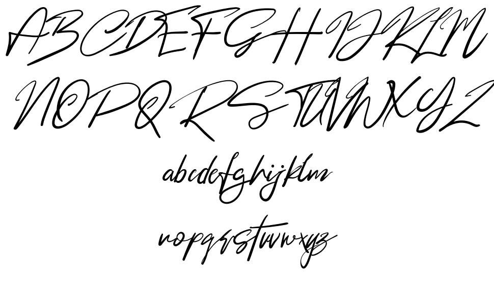 Atanohawa Bogasiya font Örnekler