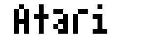 Atari шрифт