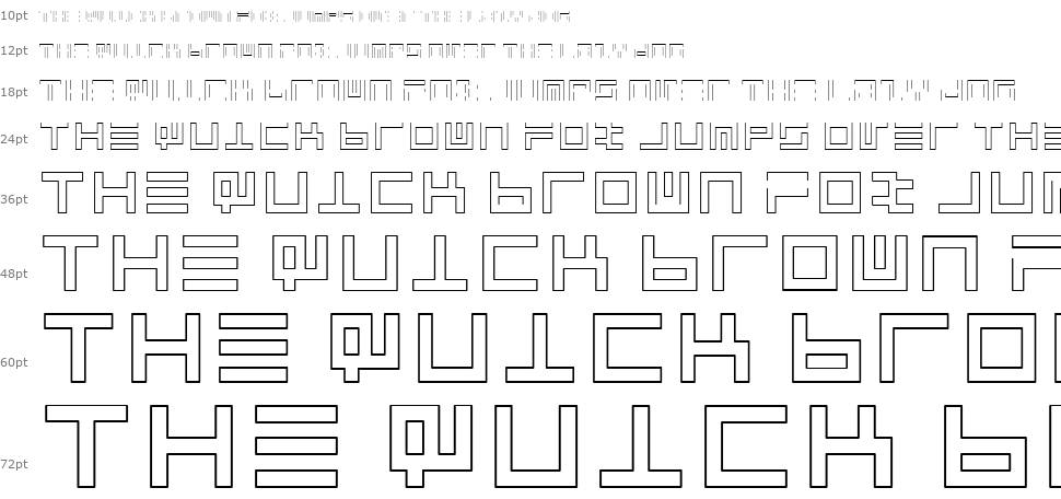 Atari 1 font Şelale