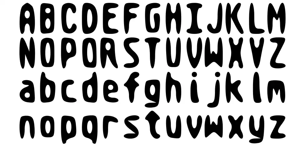 Atari Traced font specimens