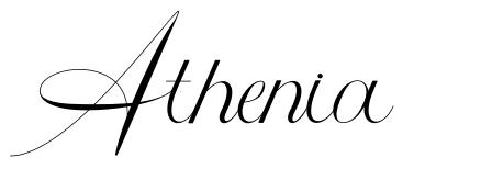 Athenia písmo