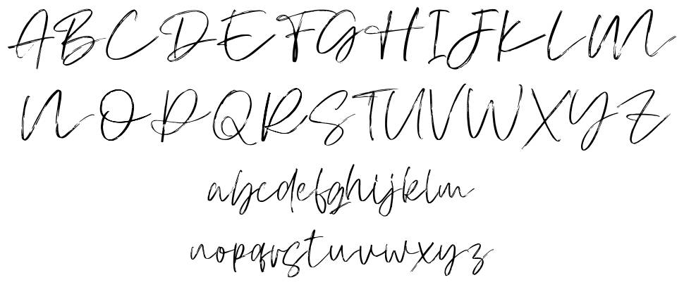 Atkinson Signature font specimens