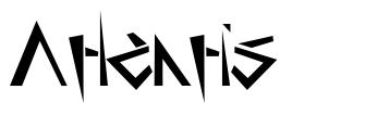 Atlantis шрифт