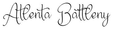Atlenta Battleny шрифт