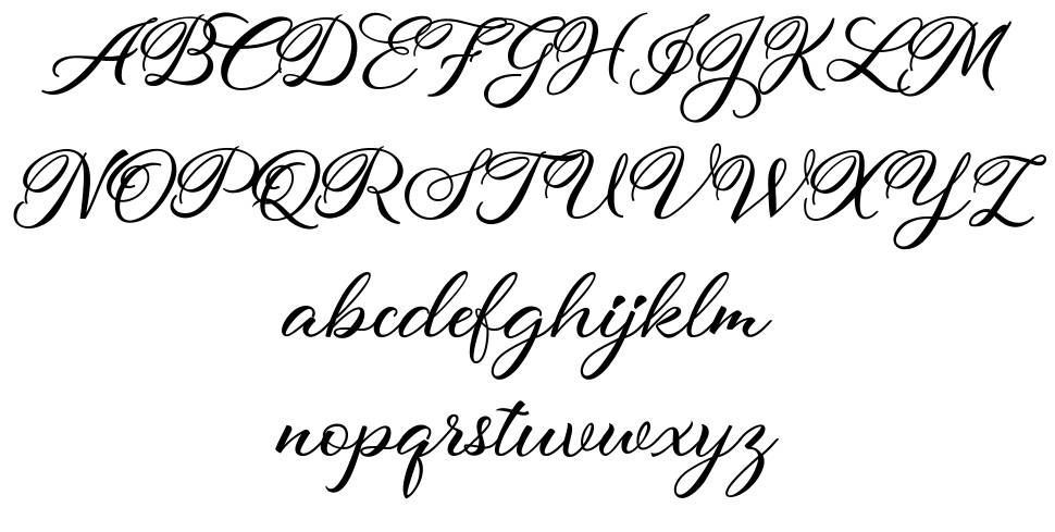 Atmaka font specimens