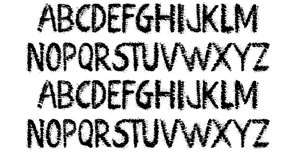 Atomic Number font specimens