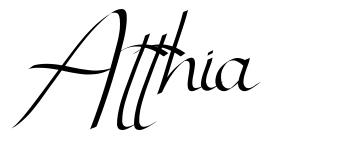 Atthia フォント