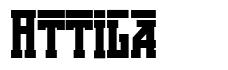 Attila шрифт