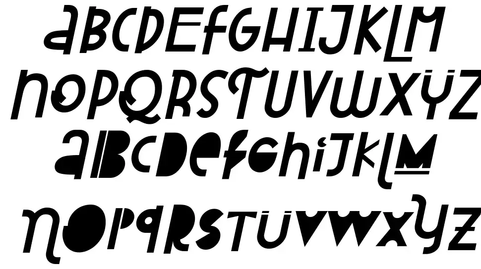 Attracted Mondayfont specimens