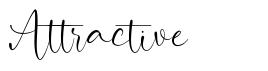 Attractive шрифт