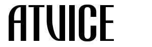 Atvice font