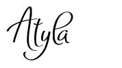 Atyla font