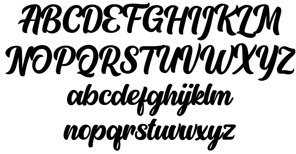 Auckland Hills font specimens