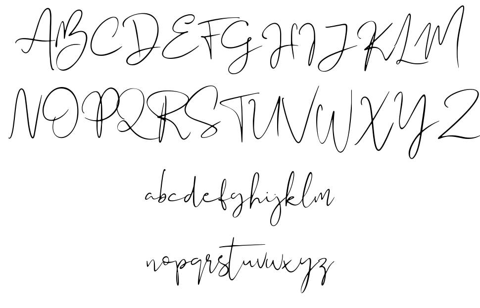 Audhistine 字形 标本
