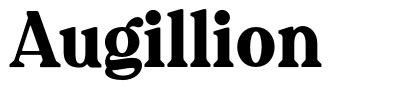 Augillion font