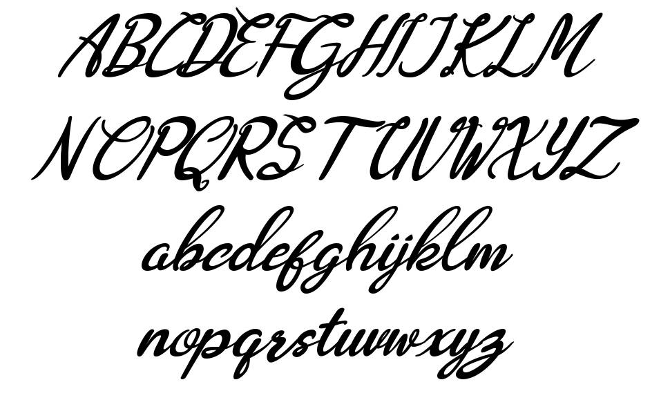 Augustavn 字形 标本