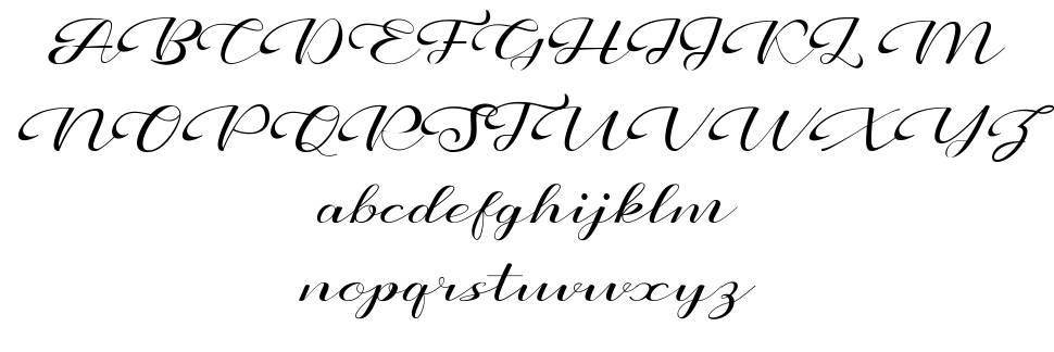 Augustina 字形 标本