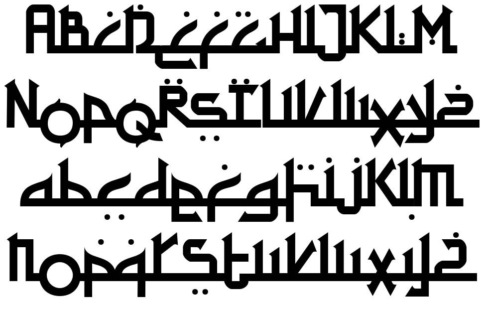 Aulian 字形 标本