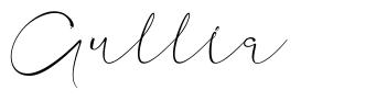 Aullia шрифт