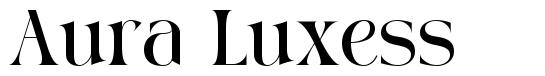 Aura Luxess 字形
