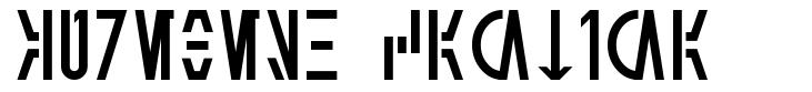 Aurebesh Cantina 字形