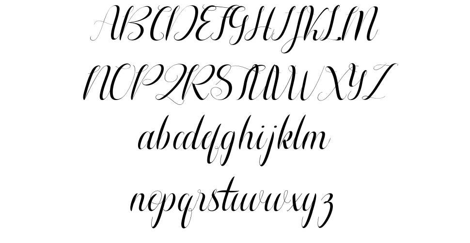 Aurelia 字形 标本