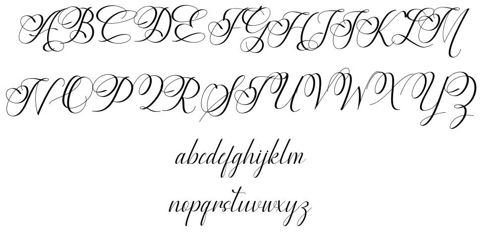 Aureliya font specimens