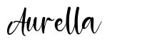 Aurella шрифт
