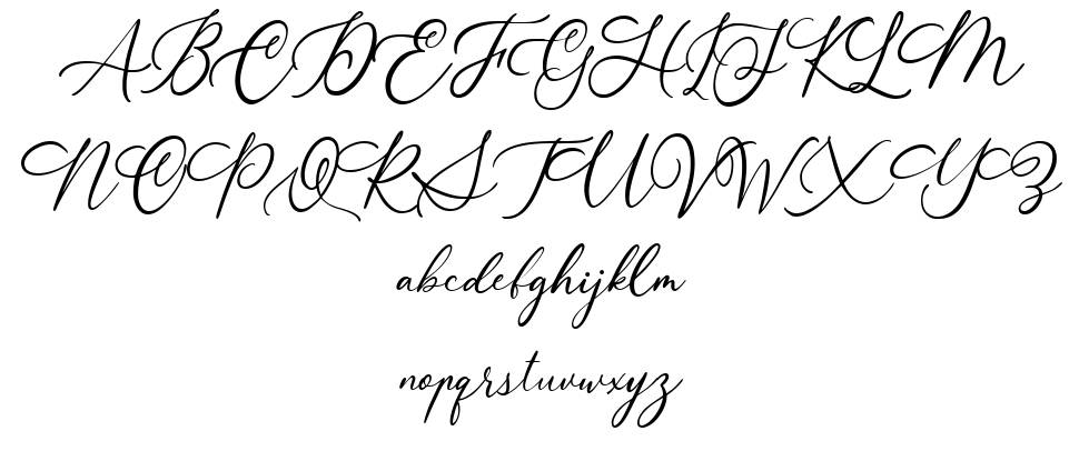 Aurelye font specimens