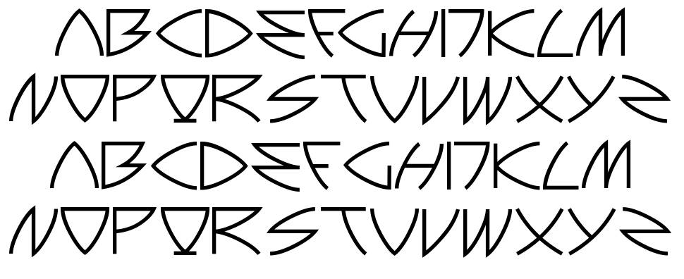 Auriga font specimens